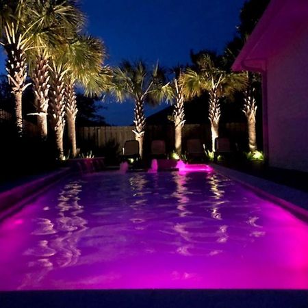 Beautiful Pet Friendly Home! Tropical Pool, Optional Golf Cart & Pool Heat, Minutes To Beach 德斯廷 外观 照片